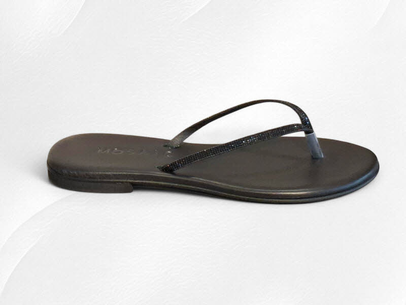 MOSAIC Zehenpantoffel schwarz