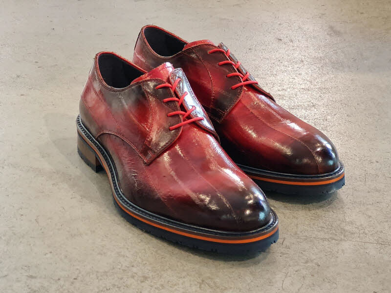Lorenzi Herrenschnürer Anguilla Rosso