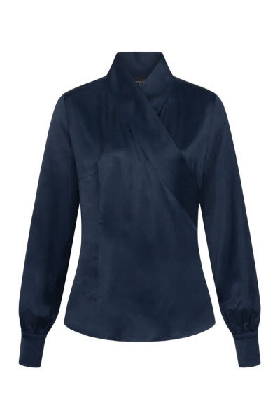 Marianna Deri Fashion Asia Bluse navy blau