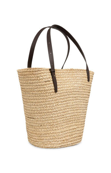 Yaya Tasche Stroh Semolina-Brown