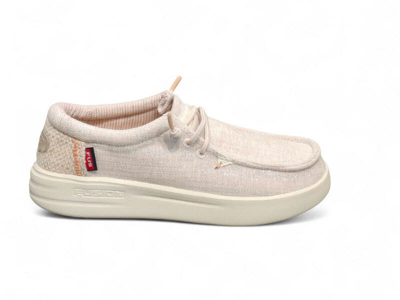 FUSION Lily silver linen white