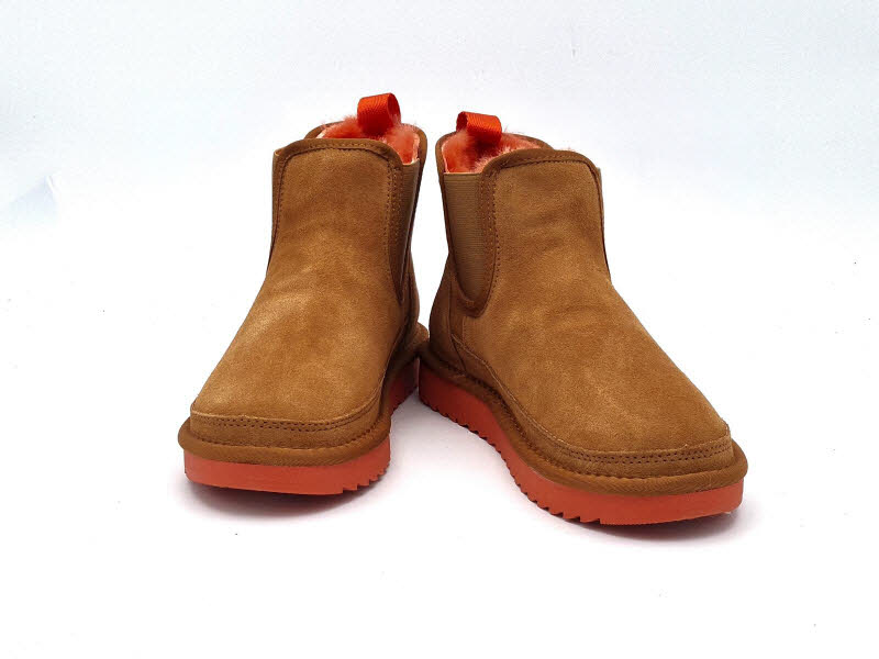 Massimo Santini Boot Lammfell braun