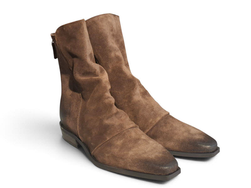 MIMMU Stieflette Cashmere castagna