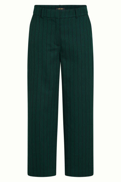 King Louie Exota BV Federica Pants Dale Chevron PineGreen