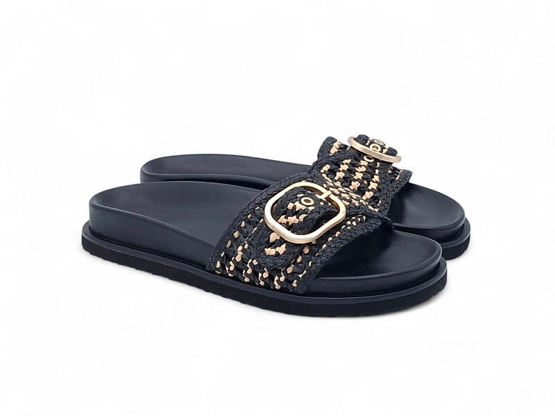 Inuovo Pantoffel Goldschnalle