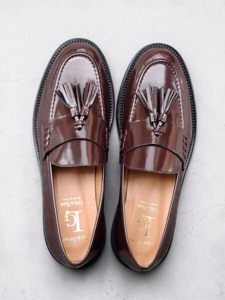 Luca Grossi Loafer/Quaste/bordo