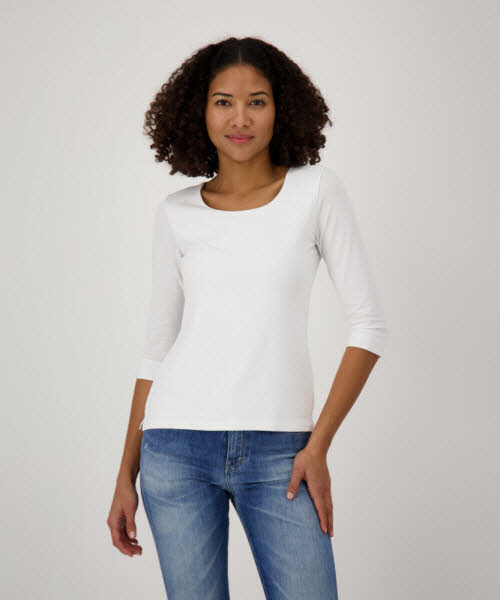 thylie Ragman Textilhandel GmbH Rose Shirt 3/4 schwarz
