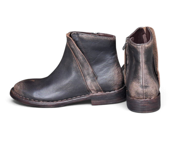 Rebecca White Stieflette Brushoff Black/Coffee