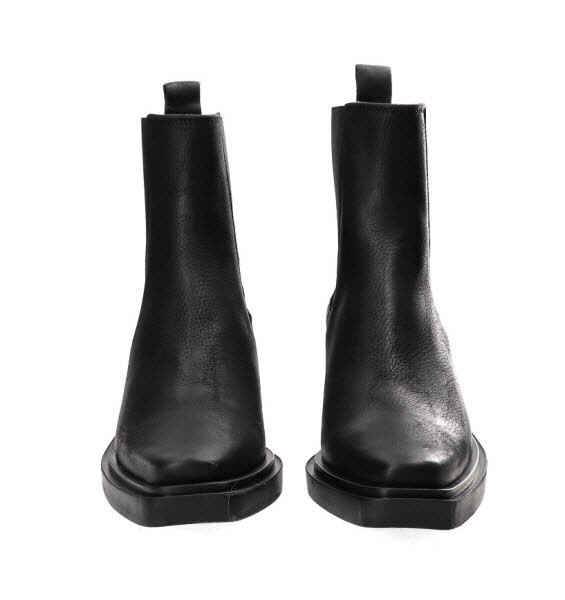 Copenhagen Biker-Stieflette waxed nabuc black