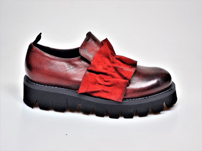 1735.a Fashion Group S.R.L. Slipper Smile rubino