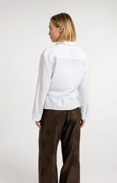 Yaya Bluse mit Knoten