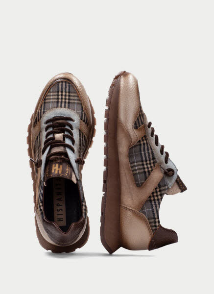 Hispanitas Sneaker oregon dunkelbeige scottish grau