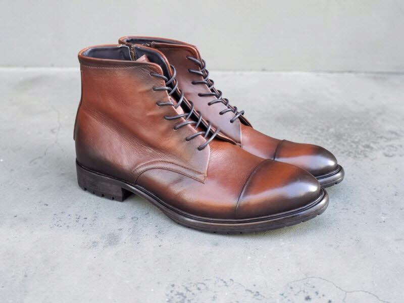 Lorenzi Herren-Schnürboot cotto