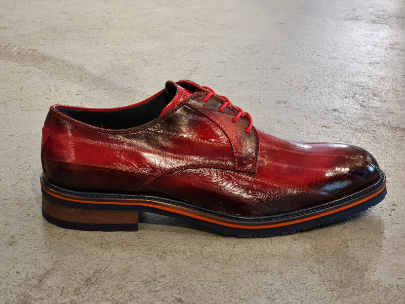 Lorenzi Herrenschnürer Anguilla Rosso