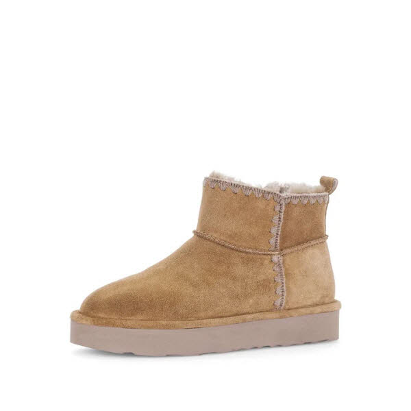 Gabor Boot Lammfell walnut