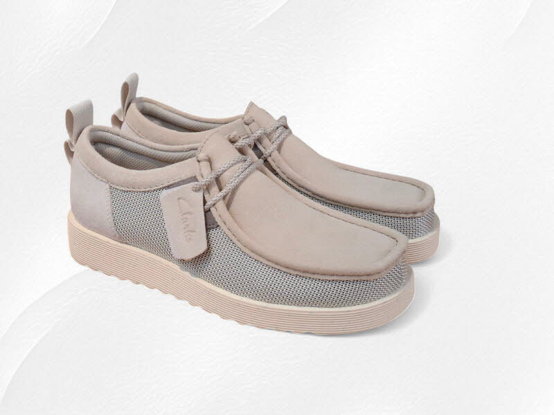 CLARKS Wallabee FTR2 Lo White Combi