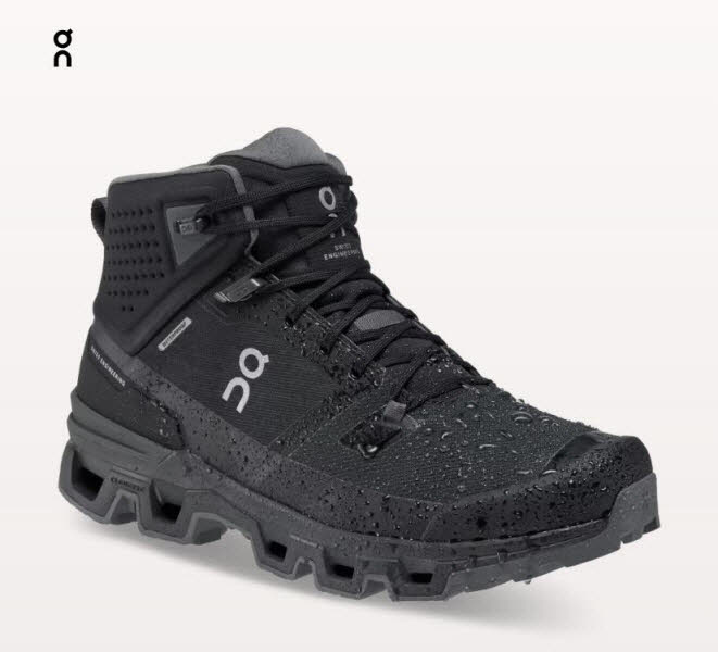 On Running Cloudrock 2 Waterproof black-eclips