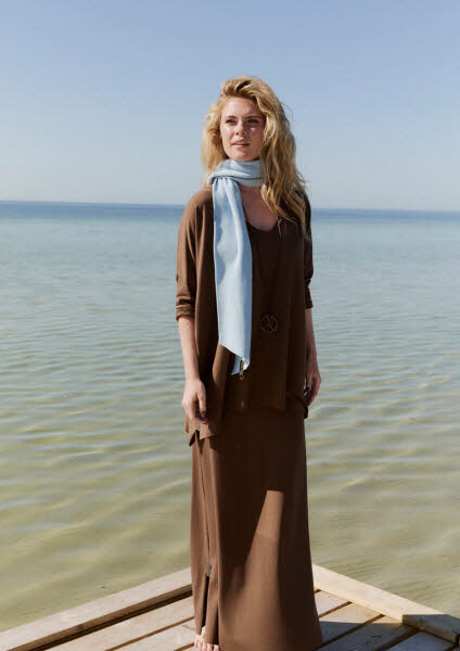 Henriette Steffensen HSCPH ApS Skirt Long cokolate