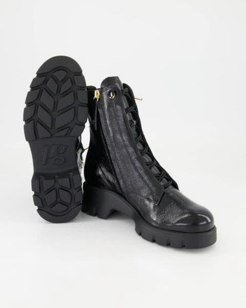 PAUL GREEN Boot Knautschlack black