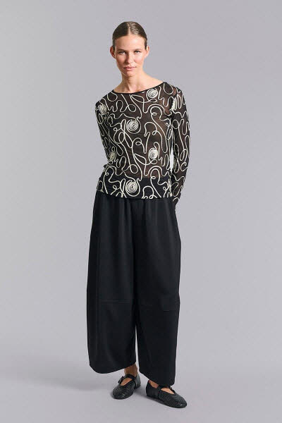 Bitte Kai Rand T-Shirt Twirl mesh