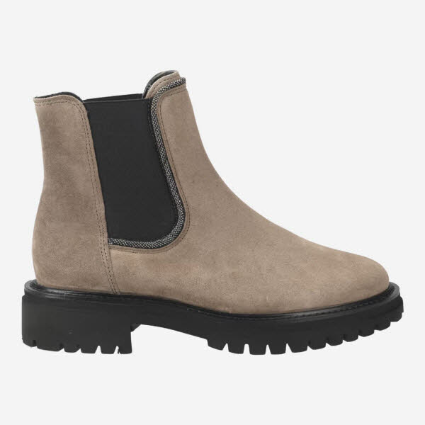 PAUL GREEN Stieflette soft suede antilope