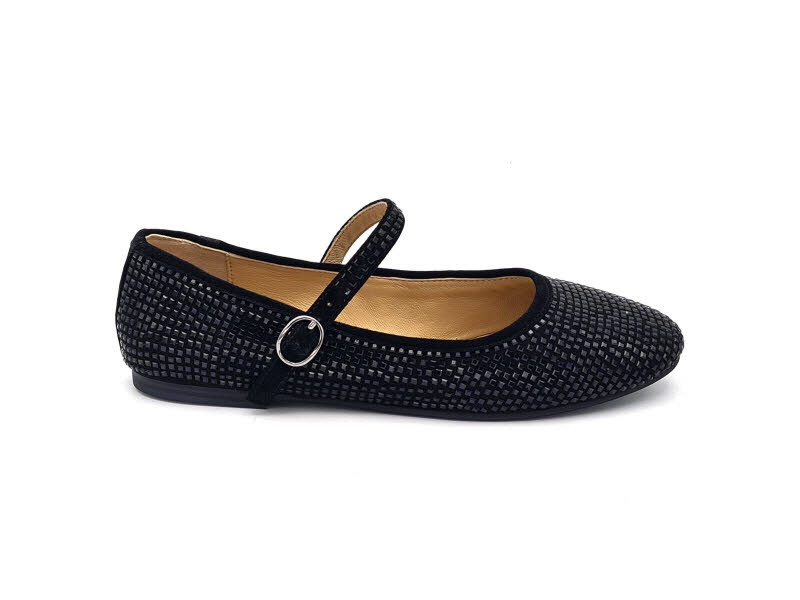 AlmaEnPena Ballerina Suede Black