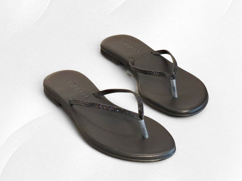 MOSAIC Zehenpantoffel schwarz