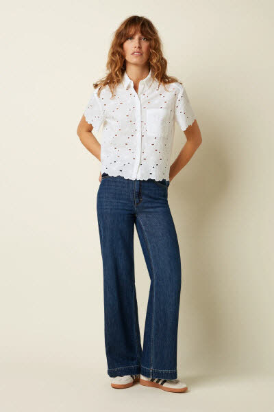King Louie Exota BV Evelina Blouse white