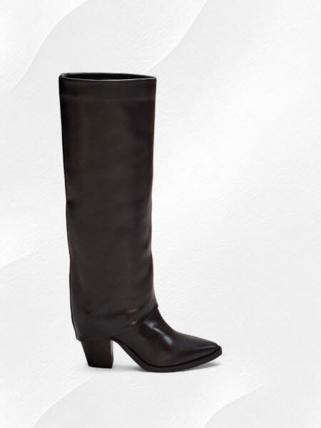 THE SELLER Stiefel Stulpe schwarz