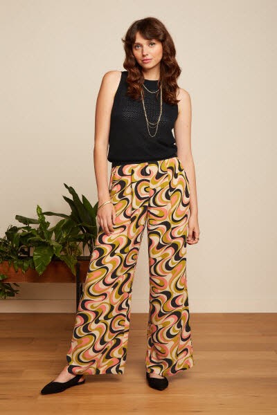 king louie Adeline Pants Manic Spring Yellow - Bild 1