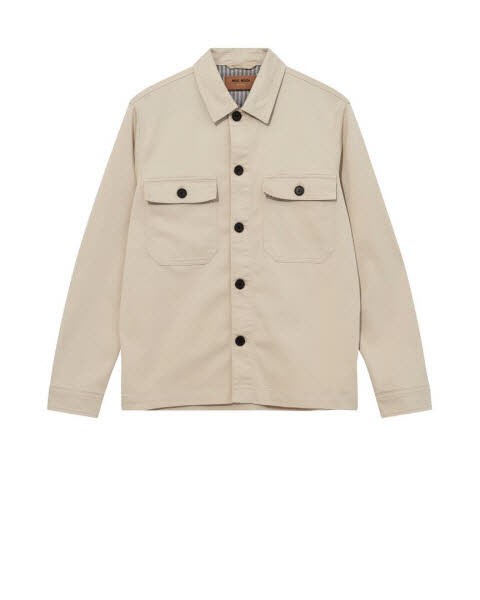 Matteo Soft Overshirt - warm beige - Bild 1