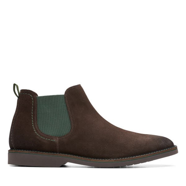 Clarks Atticus LT Top Dark brown suede - Bild 1