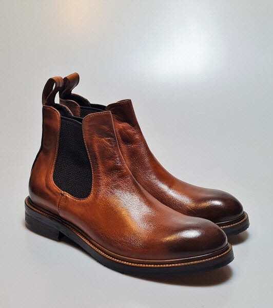 JP DAVID Herren-Chelseaboot cuoio - Bild 1