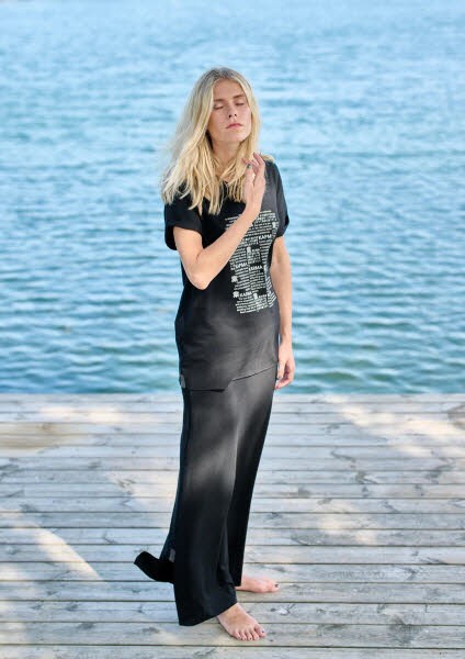 Henriette Steffensen Skirt Long black - Bild 1