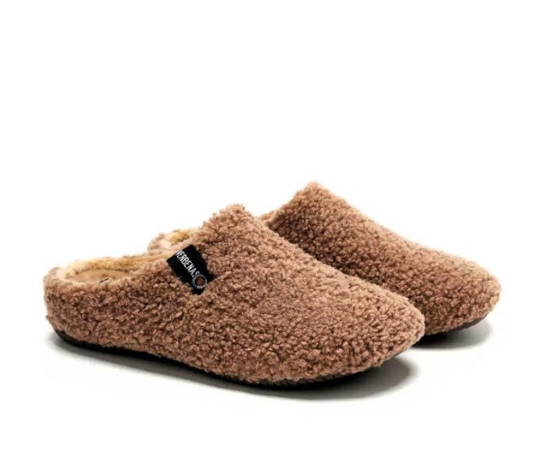 Verbenas Damenpantoffel York Camel