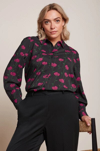 king louie Maisie Blouse Harper black - Bild 1