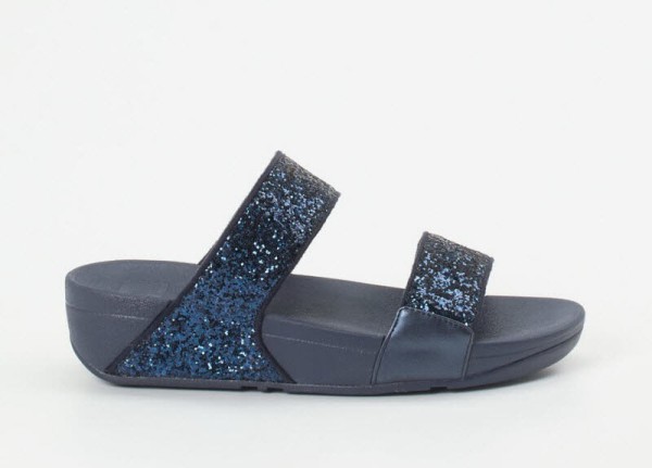 FitFlop Lulu Glitter Slides Midnight Navy - Bild 1