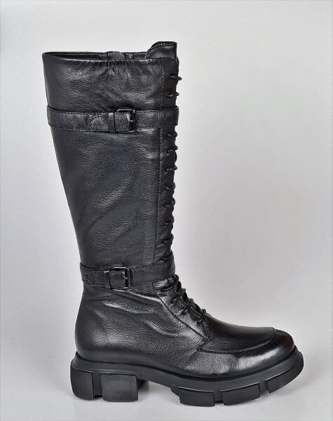 BrunoPremi Stiefel 2 Schnallen schwarz - Bild 1